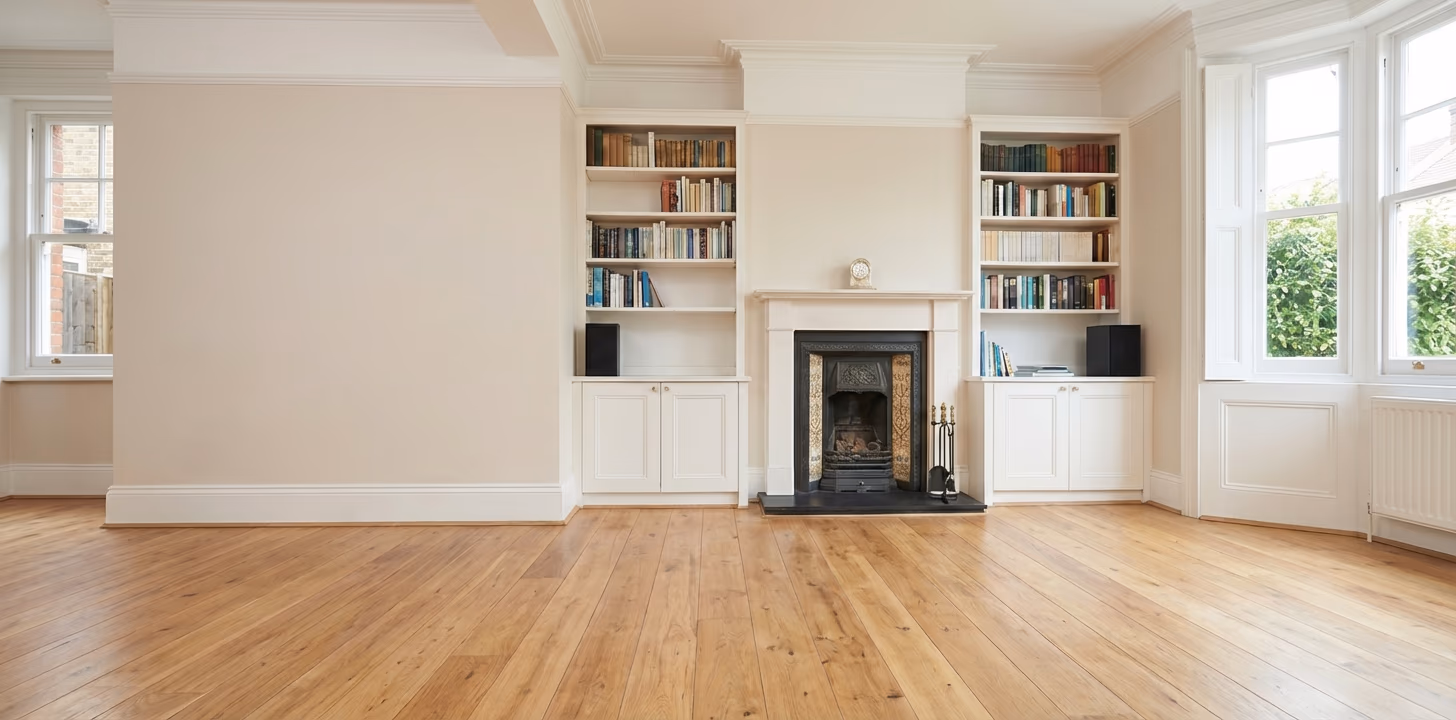 Wall after damp treatment - problem resolved